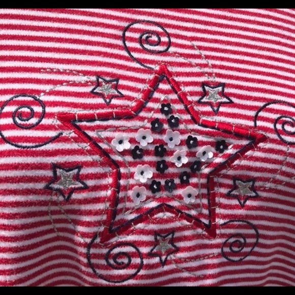 Red White and Blue Star T Shirt - Picture 2 of 8
